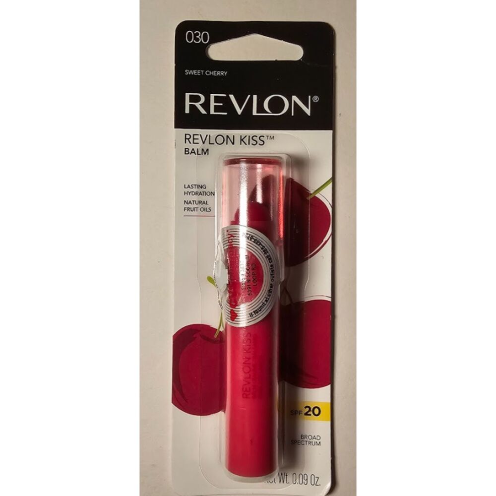 Revlon Kiss 030 Sweet Cherry Lasting Hydration Natural Fruit Oils Makeup